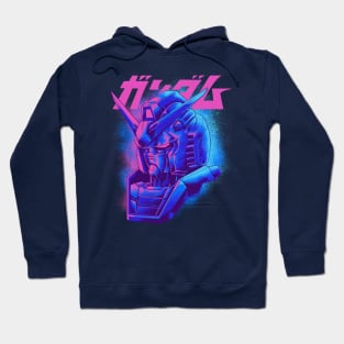 Retro Gundam Style Hoodie